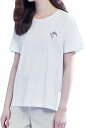 \送料無料/レディース 無地 半袖 Tシャツ カットソー コットン レディース シンプル インナー フィット カジュアル デコルテ スポーティ