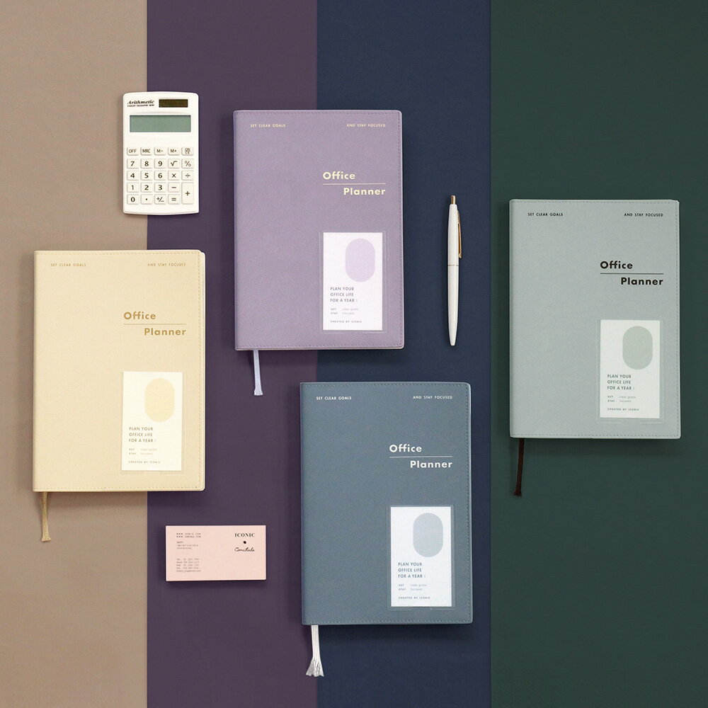セール！オフィスプランナー　手帳 　仕事　計画　仕事ノート　プロジェクト　仕事スケジュール会議　仕事　出張　手帳 OFFICE PLANNER 　ステーショナリー メモ 海外 輸入 おしゃれ オシャレ　可愛い韓国文具　韓国文房具　韓国雑貨