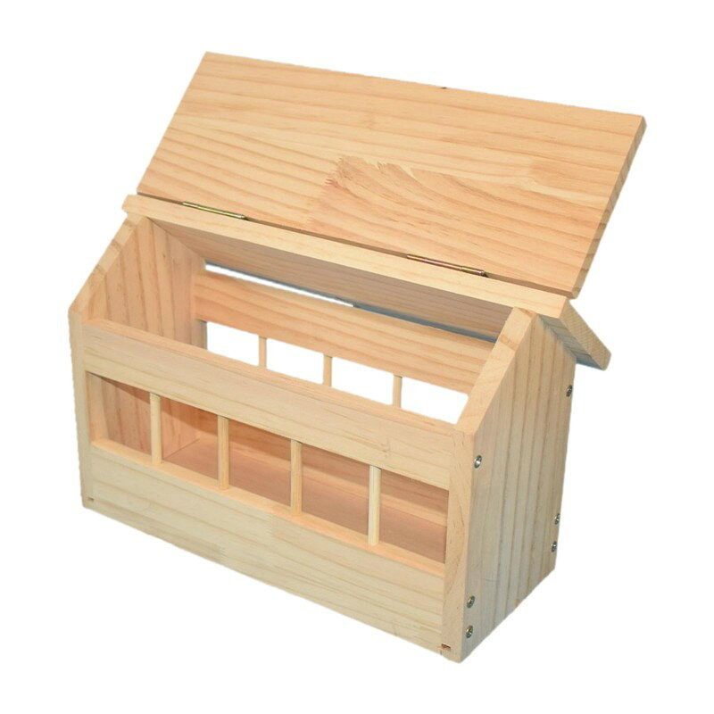 鳩用フィーダートラフ.鳥用フィーダーボウル.庭の鳥品.ウズラ.アヒルの子.鳩の木製...