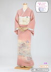 色留袖 レンタル is03 淡いピンクに扇と小花 Mサイズ 結婚式 貸衣装 往復送料無料 【レンタル】