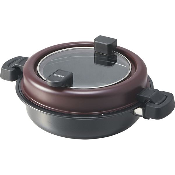 【ポイントアップ/楽天スーパーセール】MSF-23 セーフティーフライヤー　23cm【F4205_10】【93UH70】油はね防止、ガラス蓋つき天ぷらなべ●鍋とフードが別々になっていてお手入れしやすい。●スプリング機構の開閉式ガラス窓でコンロ周りを汚さず油ハネを防ぎます。