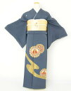 色留袖 フルセット「手鏡鳳凰刺繍」ht013(152cm〜168cm位) 五つ紋【送料無料(一部地域を除く)】親族 人気 結婚式 式典 表彰式 色留め袖レンタル...