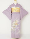色留袖 レンタル フルセット「藤色ぼたんつばき」(155cm〜163cm位) ht020【標準・MLサイズ】【結婚式】【貸衣装】【留袖】【着物】【式典】【親族】...