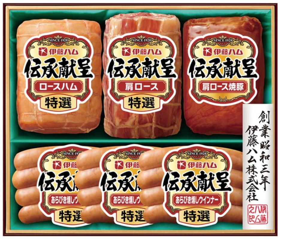 【 ポイントアップ/福袋初売り】伊藤ハム 伝承献呈ギフトセット FSV-57【F4283_04】【2520SN0】【メーカー直送】【送料無料】伊藤ハム ハム ギフト お取り寄せ グルメ お中元 お歳暮のサムネイル