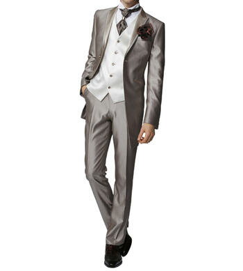 タキシードレンタル【送料無料】【タキシード レンタル】新郎 タキシードレンタル「ロングチュニックタキシード tx20301」【靴まで揃った11点フルセット】【レンタル】