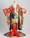 【全商品5%OFFクーポン/ポイント5倍】色打掛 友禅 k320【打掛セット/結婚式/レンタル/披露宴/和装/花嫁衣裳/赤打掛/送料無料】【レンタル】