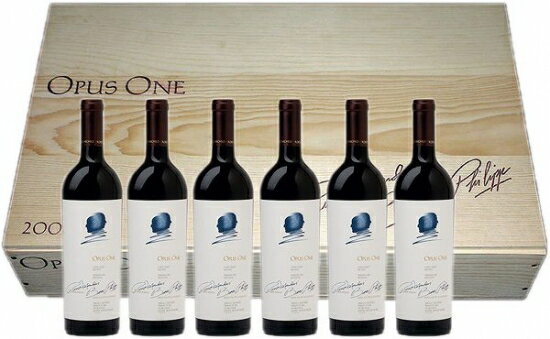 【送料無料】オーパスワン（Opus One） 2017 オリジナル木箱入り　6本セット カリフォルニア ナパバレー 赤ワイン 新着商品【※クール便は+390円別途請求】