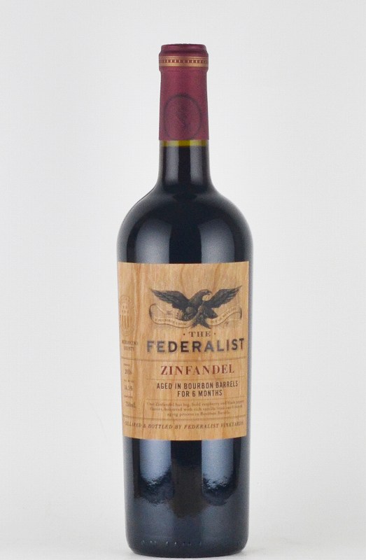 フェデラリスト　”バーボン・バレル・エイジド”　ジンファンデル　メンドシーノ カリフォルニア ワイン