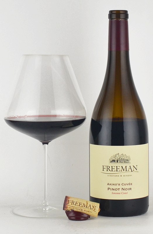 フリーマン　”アキコズ・キュヴェ”　ピノノワール　ソノマコースト カリフォルニアワイン 赤ワイン