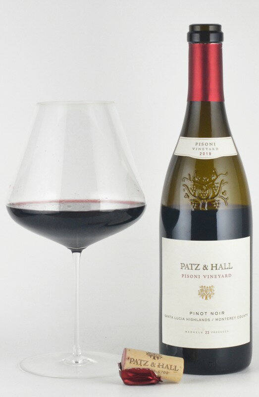 パッツ＆ホール ”ピゾーニ・ヴィンヤード” ピノノワール サンタルシアハイランズ 2018 2019 Patz & Hall Pisoni Vineyard Pinot Noir カリフォルニアワイン 赤ワイン