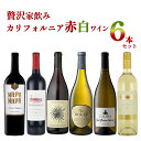 【送料無料】贅沢家飲みカリフォルニアワイン赤白6本セット ワインセット ワイン 新着商品 ワイン飲み比べセット 赤白ワインセット 6本セット おいしいワイン 紅白ワイン 赤白ワイン 詰め合わせ セット まとめ買い 家飲み