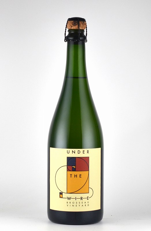 アンダー・ザ・ワイヤー by　モーガン・ピーターソン　”ブロッソー・ヴィンヤード”　シャルドネ　スパークリング Under The Wire Sparkling Chardonnay カリフォルニアワイン