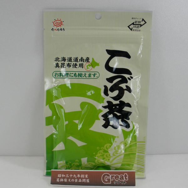 前島食品こぶ茶北海道道南産　真昆布使用60g