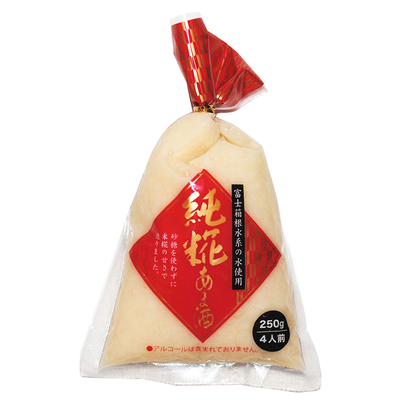 【当店オリジナル商品！！】純糀あま酒250g［砂糖不使用　麹から作った甘酒　昔ながらのあまざけ　発酵食品　］色の白さが自慢です。