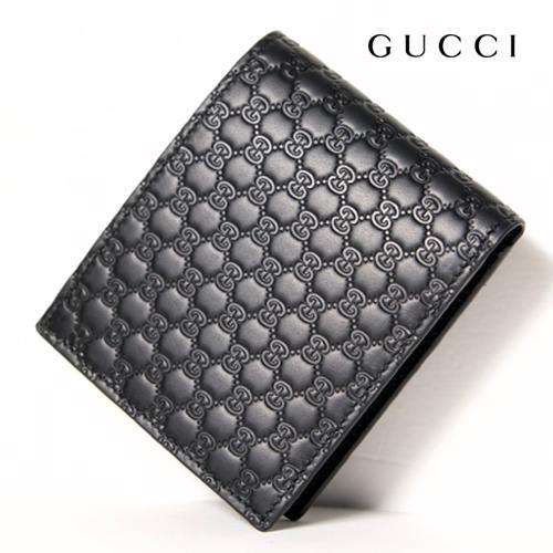 グッチ 財布（メンズ） グッチ GUCCI メンズ 財布 二つ折り ブラック【新品正規品】544472 BMJ1N 1000 小銭入れ付き【純正紙袋リボン選択可】人気のマイクロGGシマ カーフレザー 牛革 2つ折り 黒 正規アウトレット品 男性用 ギフト 本物保証!!