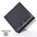 GUCCI グッチ メンズ 二つ折り 財布 ブラック 150413 G1XWN 8615GGナイロン+レザー 小銭入れ付き GG柄 正規アウトレット品 ギフト プレゼントに 本物保証!!