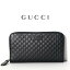 グッチ GUCCI マイクログッチシマレザー ジップアラウンド 長財布 ブラック【新品 正規品】449391 BMJ1G 1000 レディース・メンズ兼用【純正紙袋リボン選択可】ユニセックス 正規アウトレット品 本革 ジップアラウンド 本物保証!!