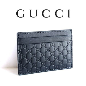 グッチ GUCCI メンズ カードケース パスケース ブラック 262837 BMJ1N 1000 【純正紙袋リボン選択可】マイクログッチシマ 名刺入れ 【新品・正規品】カード入れ 正規アウトレット品 ギフト メンズ レディース兼用 黒 NERO 本物保証!!