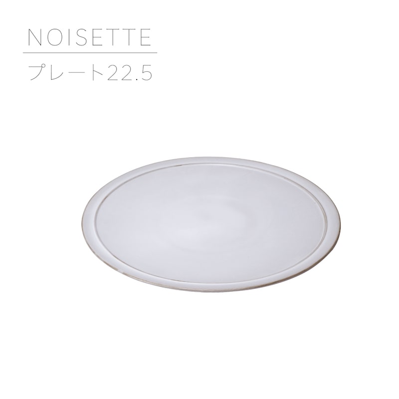 NOISETTE ノワゼット プレート22.5 LIVING TALK トーク 皿 美濃焼 日本製