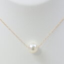 【送料無料】K18ピンクゴールド あこや真珠1粒ネックレス 7.0mm~7.5mm 花珠使用 パーティー 結婚式 卒業式 入園式 入学式 母の日 プレゼント ホワイトデー 冠婚葬祭