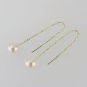 【送料無料】K18 アコヤ真珠 アメリカン ピアス 7.0~7.5mm パーティー 結婚式 卒業式 入園式 入学式 母の日 プレゼント ホワイトデー 冠婚葬祭