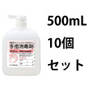 サラヤ(SARAYA) 手指消毒用速乾性アルコールジェル サラヤンジェルSH1 500mL扁平ポンプ付 10個セット 42368