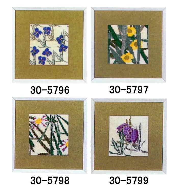 フレメ クロスステッチ キット 刺しゅう 【 花 】 Haandarbejdets Fremme デンマーク 北欧 海外 輸入 初心者 中級者 30-5796 30-5797 30-5798 30-5799