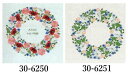 フレメ クロスステッチ 刺繍 キット 【 ポピーのリース 】 Haandarbejdets Fremme デンマーク 北欧 上級者 輸入 30-6250 30-...