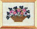 フレメ クロスステッチ刺繍キット カゴの中のデイジー デンマーク 北欧 初心者 輸入 30-6000