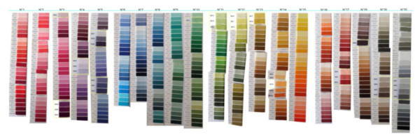【DM便対応】DMCNEW見本帳刺しゅう糸刺繍クロスステッチ刺しゅう用具用品色見本フランスW100B