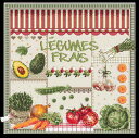 MADAME LA FEE(マダムラフェ) クロスステッチ刺繍キット 手芸 【生野菜】 海外 輸入 上級者 フランス Lin 170 アボカド アボガド トマト...