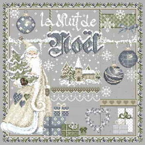 マダムラフェ クロスステッチししゅうキット 【クリスマス・ナイト】 Madame La Fee 輸入 Aida 上級者 フランス 132