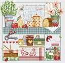 Madame La Fee(マダムラフェ) クロスステッチ刺繍キット 【田舎の生活】 輸入 Aida 上級者 フランス 073
