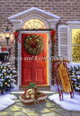 Ruth Sanderson クロスステッチ刺しゅうチャート HAED 図案 【Mini Christmas Doorway】 Heaven And Earth Designs 難しい