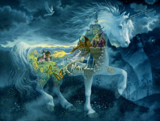 Heaven And Earth Designs クロスステッチ刺繍図案 輸入 HAED 上級者 Ruth Sanderson ユニコーンの夢 Unicorn Dream 全面刺し Heaven And Earth Designs クロスステッチ刺繍図案 輸入 HAED 上級者 Ruth Sanderson ユニコーンの夢 Unicorn Dream 全面刺し