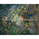 Heaven And Earth Designs クロスステッチ刺繍図案 HAED 輸入 上級者 Josephine Wall 自然児 Nature Boy 全面刺し