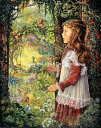 Heaven And Earth Designs クロスステッチ刺繍図案 HAED 輸入 上級者 Josephine Wall 秘密の庭園 Secret Garden JW 全面刺し