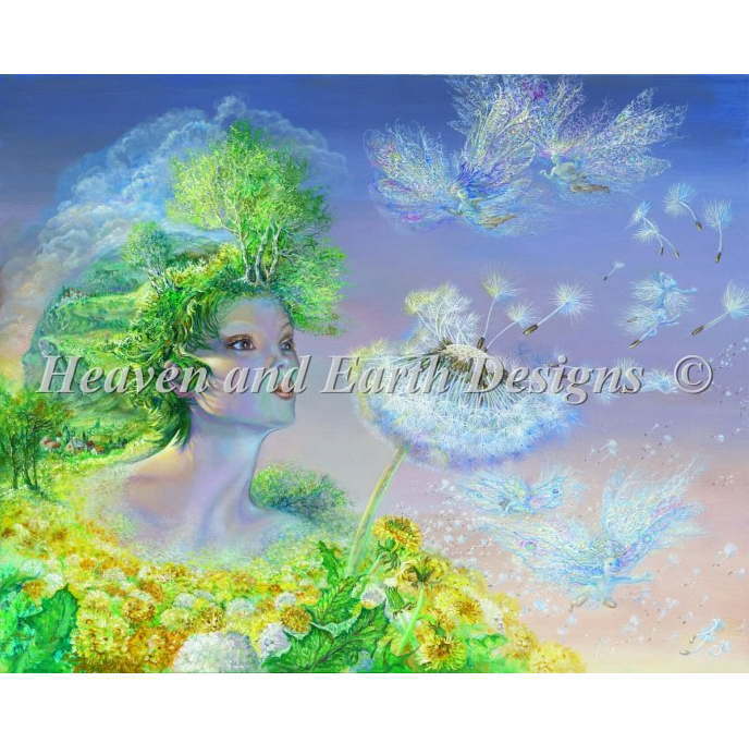 Heaven And Earth Designs クロスステッチ刺繍図案 HAED 輸入 上級者 Josephine Wall 光陰矢のごとし T..