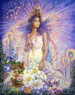 Heaven And Earth Designs クロスステッチ刺繍図案 HAED 輸入 上級者 Josephine Wall 乙女座 Virgo 全面刺し