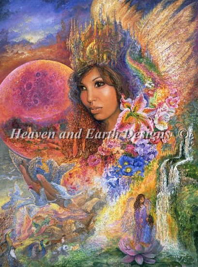 Heaven And Earth Designs クロスステッチ刺繍図案 HAED 輸入 上級者 Josephine Wall 夢 Xaverias Dream 全面刺し