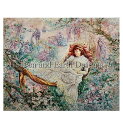 Heaven And Earth Designs クロスステッチ刺繍図案 HAED 輸入 上級者 Josephine Wall リンゴの花の夢 Apple Blossom Dreaming 全面刺し