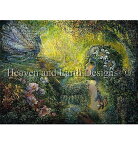 クロスステッチ刺繍図案 Heaven And Earth Designs 輸入 HAED 上級者 Josephine Wall ドリュアスと蜻蛉/木の精霊 Dryad and The Dragonfly 全面刺し