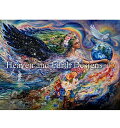 Josephine Wall クロスステッチ刺しゅうチャート HAED 図案 【Supersized Earth Angel JW Max Colors】 Heaven And Earth Designs 輸入 上級者 海外 天使 エンジェル 地球 守護