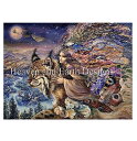 クロスステッチ刺繍図案 Heaven And Earth Designs 輸入 HAED 上級者 Josephine Wall 山猫の飛行 Flight of ...