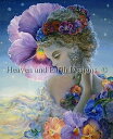 Heaven And Earth Designs クロスステッチ刺繍図案 HAED 輸入 上級者 Josephine Wall パンジー Pansy 全面刺し