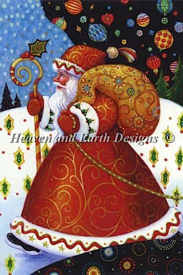 Heaven And Earth Designs クロスステッチ刺繍図案 HAED 輸入 上級者 Marjorie Sarnat 喜びをもたらす Bringing The Joy 全面刺し