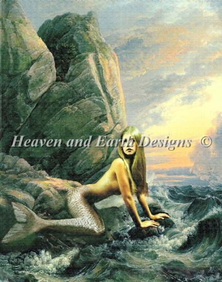 クロスステッチ刺繍図案 Heaven And Earth Designs HAED 輸入 上級者 Howard David Johnson リトルマーメイド The Little Mermaid HDJ 全面刺し