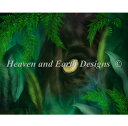 クロスステッチ刺繍図案 Heaven And Earth Designs HAED 輸入 上級者 Carol Cavalaris ジャングルの瞳/パンサー Jungle Eyes Panther 全面刺し