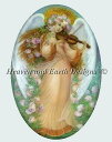 Heaven And Earth Designs クロスステッチ刺繍図案 HAED 輸入 上級者 Nadia Strelkina 天使とバイオリン Angel ...