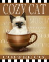 Heaven And Earth Designs クロスステッチ刺繍図案 HAED 輸入 上級者 Melissa Dawn コーヒーと猫 Coffee Cat ...